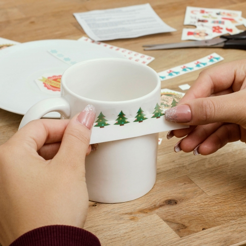 Miniatyrbillede 6 af 7: Thumbs Up MYXMASMUG kop Flerfarvet, Hvid Universel 1 stk