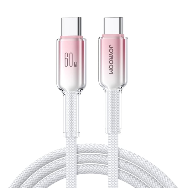 JOYROOM S-A42 C-C WH USB-kabel USB 2.0 1,2 m USB C 60 W Hvid