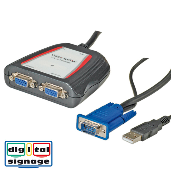 VALUE 14.99.3523 bilddelare VGA 2x VGA