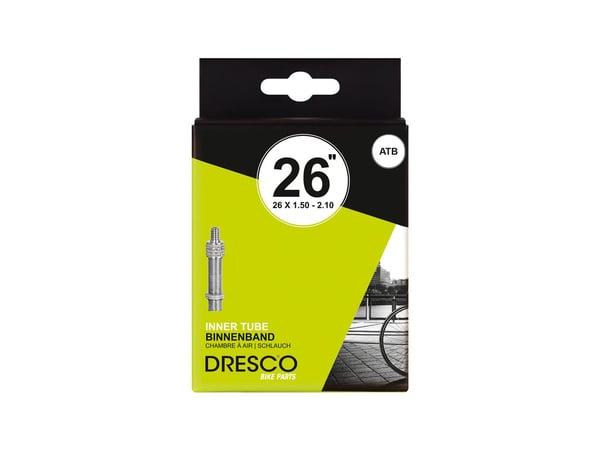 Miniatyrbillede 2 af 2: Dresco 5250411 cykelslange 26"