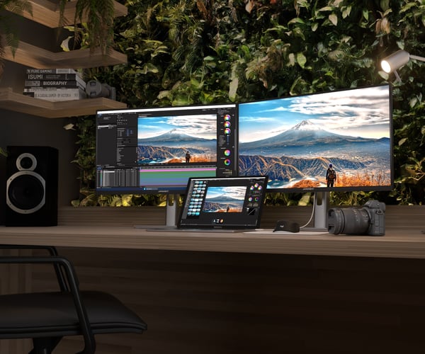 JAPANNEXT JN-IPS275K-HSPC9 computerskærm 68,6 cm (27") 5120 x 2880 pixel 5K Ultra HD LED Sort, Sølv