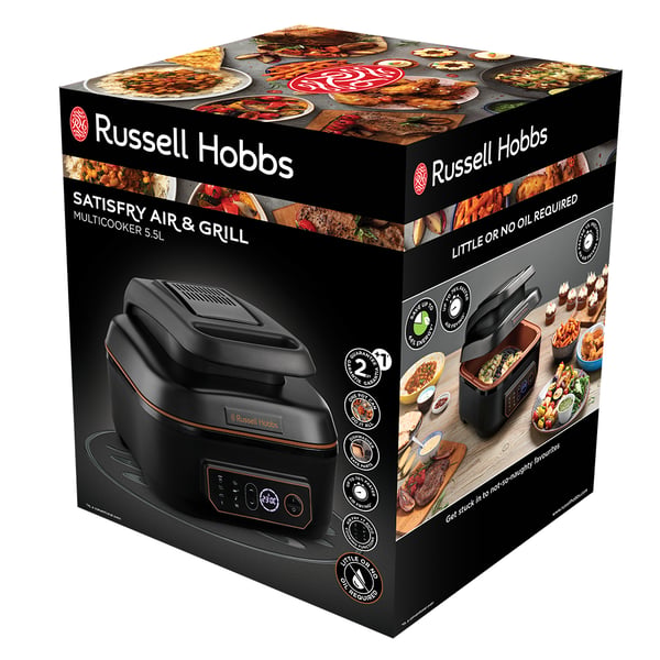 Miniatyrbillede 8 af 13: Russell Hobbs SatisFry Air & Grill Multikocher 5,5 L 1745 W Sort