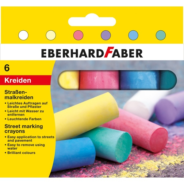 Miniatyrbild 1 av 2: Eberhard Faber 526506 krita 6 styck