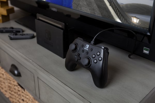 Pikkukuva 3 / 13: PowerA 1511370-01 peliohjain Musta USB Pad-ohjain Analoginen Nintendo Switch