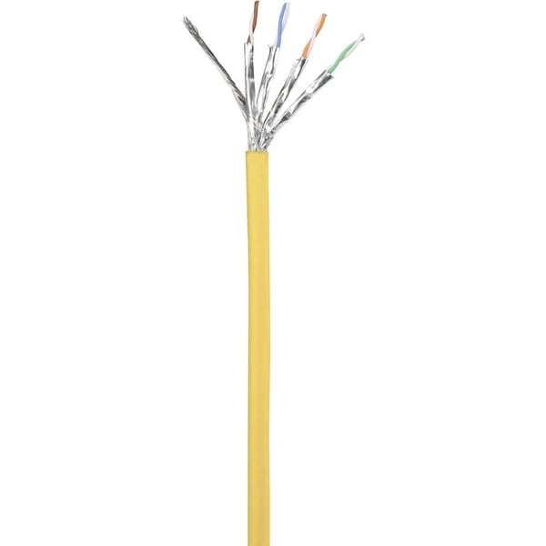 Miniatyrbillede 2 af 4: Renkforce RF-5088652 netværkskabel Gul 5 m Cat6a S/FTP (S-STP) Rund