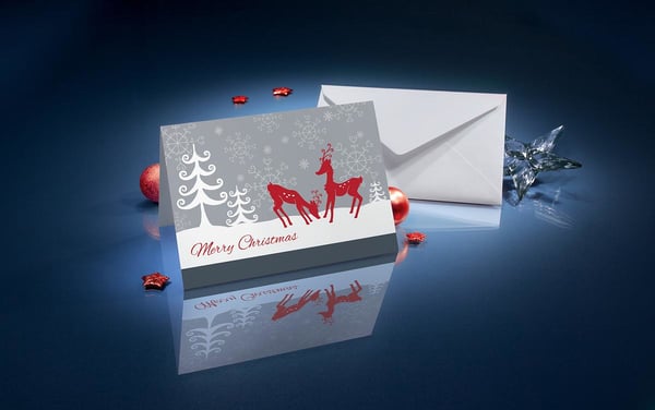 Miniatyrbillede 3 af 4: Sigel Christmas Cards Standard lykønskningskort Jul 25 stk