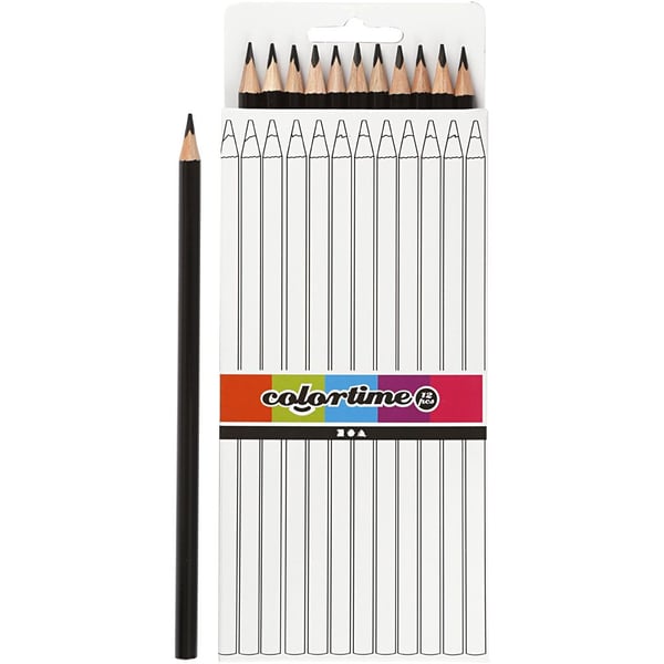 Creativ Company 38581 farveblyant Sort 12 stk