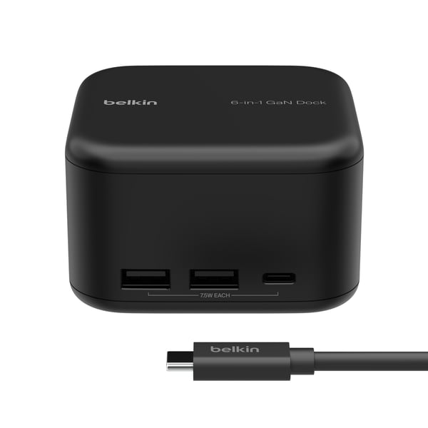Belkin INC018vfBK Langallinen USB 3.2 Gen 1 (3.1 Gen 1) Type-C Musta