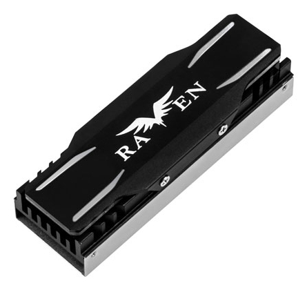 Silverstone TP03-ARGB SSD-asema Jäähdytyslevy/jäähdytin Musta 1 kpl