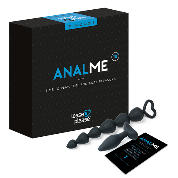 Miniatyrbillede 1 af 3: Tease and Please ANALME Butt Plug Sæt Sort 2 stk