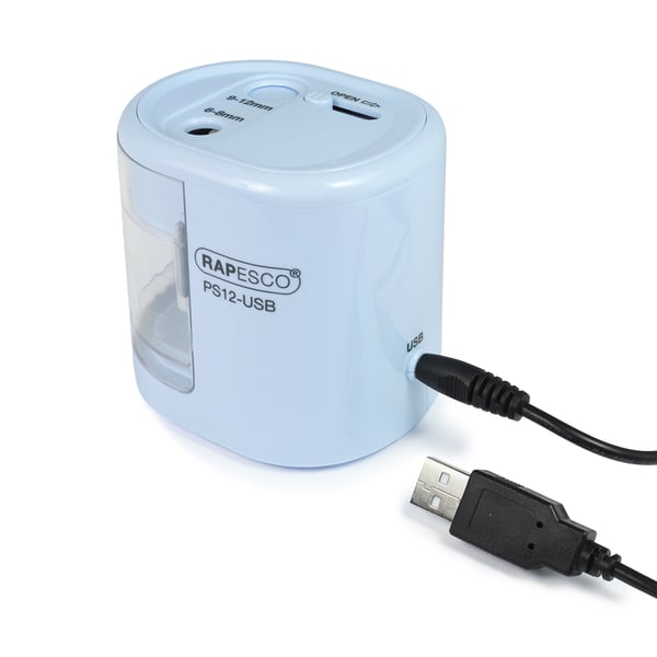 Miniatyrbillede 4 af 5: Rapesco PS12-USB Elektrisk blyantspidser Blå