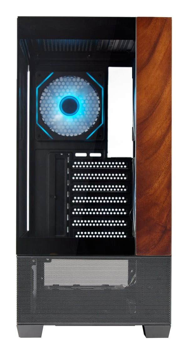 Cooler Master Elite 690 Wood Midi Tower Musta