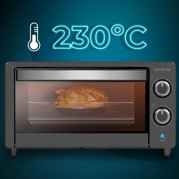 Miniatyrbillede 4 af 9: Cecotec 03816 ovn 10 L 1000 W Sort