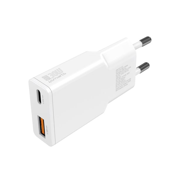 Pikkukuva 3 / 5: 4smarts PDPlug Duos Slim Älypuhelin, Tabletti Valkoinen AC Pikalataus Sisätila
