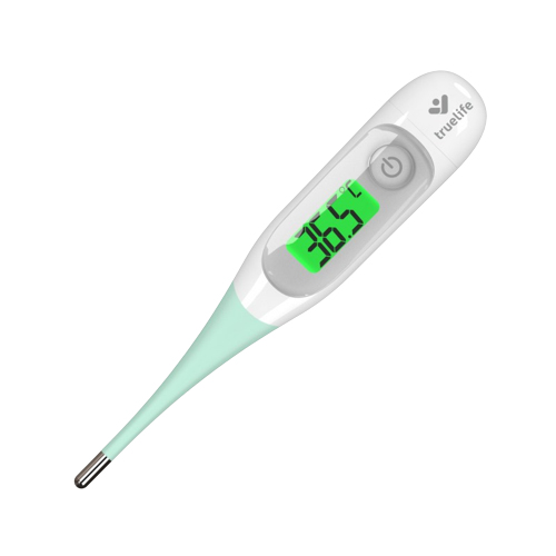 Miniatyrbillede 1 af 5: TrueLife Care T3 Kontakttemperatur Grøn, Hvid Oral, Rektal, Underarm Knapper