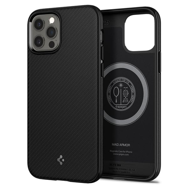 Miniatyrbillede 1 af 12: Spigen Mag Armor mobiltelefon etui 15,5 cm (6.1") Cover Sort