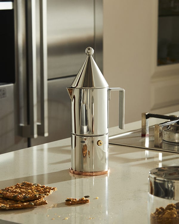Miniatyrbillede 3 af 4: Alessi 90002/3 manuel kaffemaskine Moka gryde