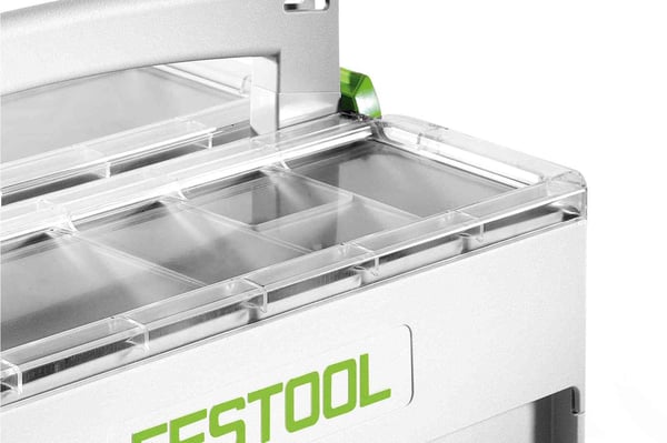 Festool 60x120x71/4 SYS-SB Förvaringslåda för smådelar Plast Vit