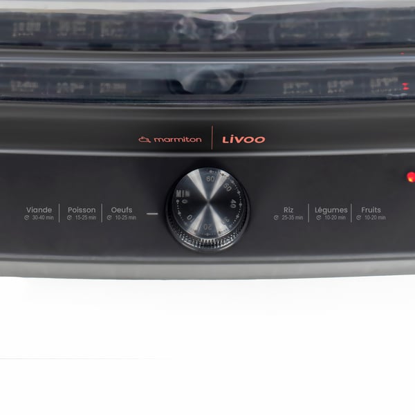Livoo DOC300 höyrykeitin 3 kori(a) 1200 W Musta