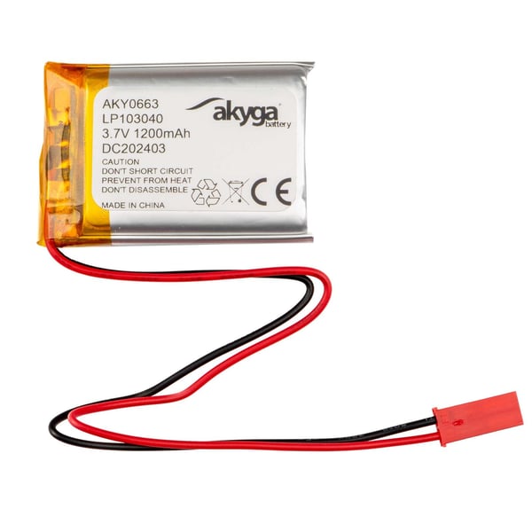 Akyga AKY0663 reservedel til mobiltelefon Batteri Sølv