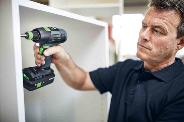 Festool Akku-Bohrschrauber T 18+3-Basic 1500 rpm Sort, Blå