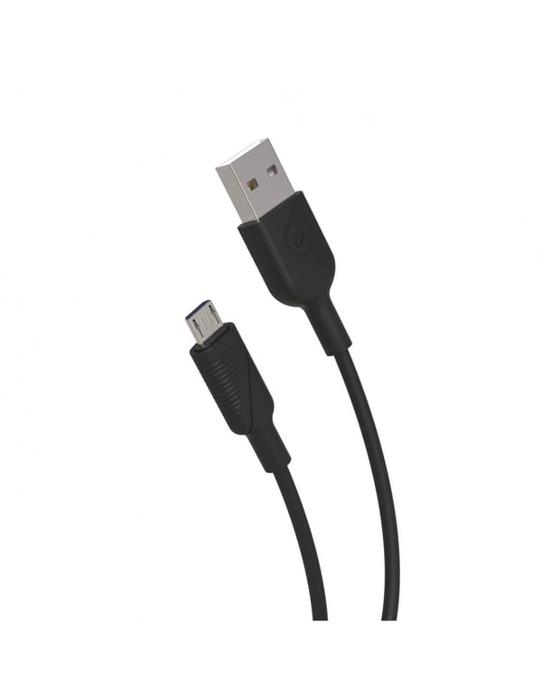Miniatyrbild 3 av 4: Muvit MCUSC0014 USB-kablar 1,2 m USB A Micro-USB B Svart