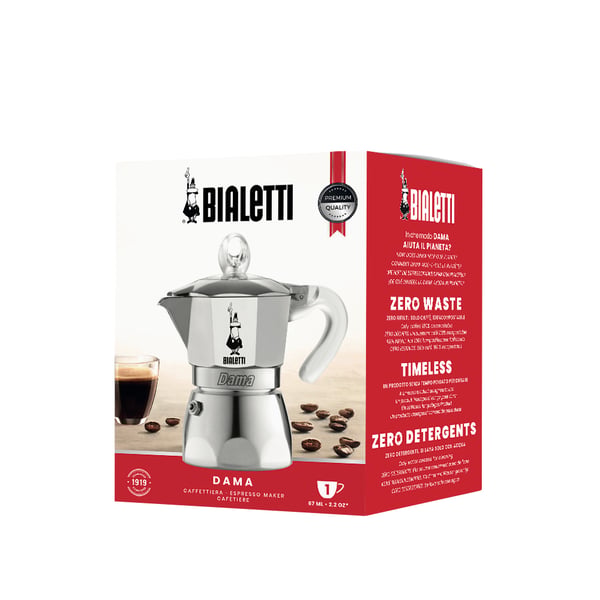 Bialetti Dama Pure Ice Moka gryde 0,075 L Metallic