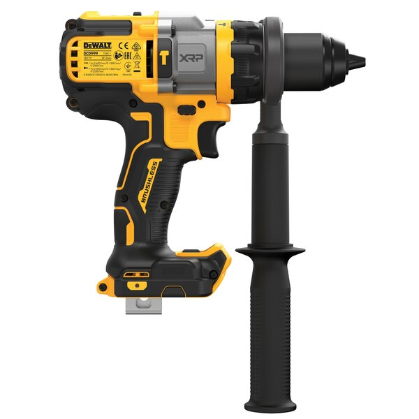 DeWALT DCD999NT-XJ bor 2250 rpm 1,61 kg Sort, Sølv, Gul