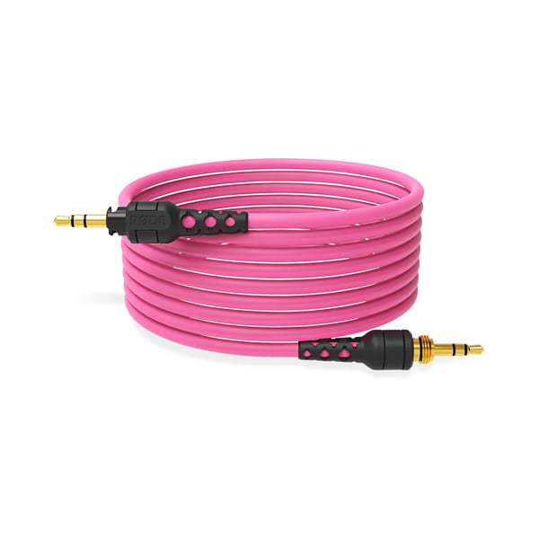 RØDE Rode NTH-Cable24 pink lydkabel 2,4 m 3.5mm TRS Lyserød