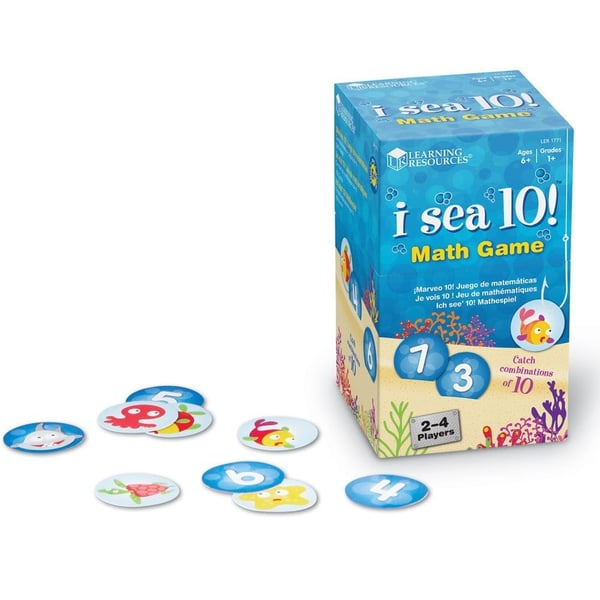 Pikkukuva 8 / 8: Learning Resources I Sea 10! Math Game Korttipeli Yhdistelypeli