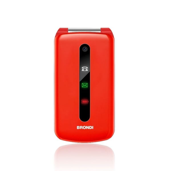 Brondi President 7,62 cm (3") 130 g Punainen Ominaisuuspuhelin Brondi President 7,62 cm (3") 130 g Punainen Ominaisuuspuhelin