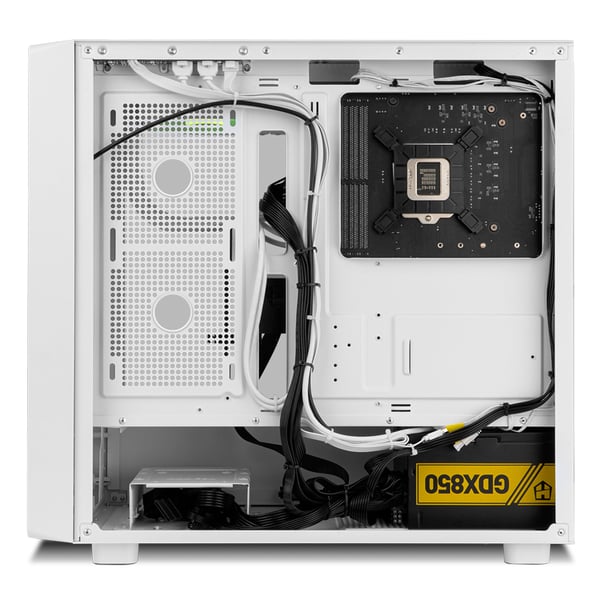 Miniatyrbild 7 av 16: NOX Hummer BIOS Midi Tower Vit