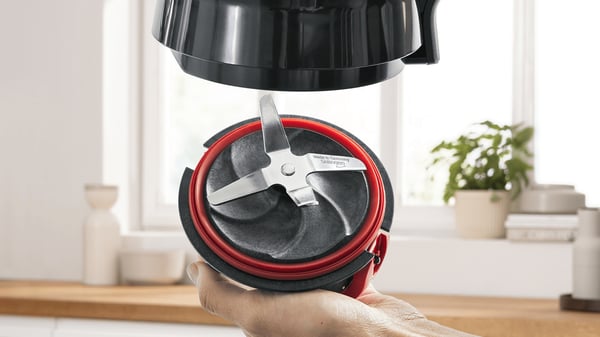 Miniatyrbillede 5 af 10: Bosch MMB6174S røremaskine og mikser Bordmixer 1200 W Sort, Metallic, Transparent