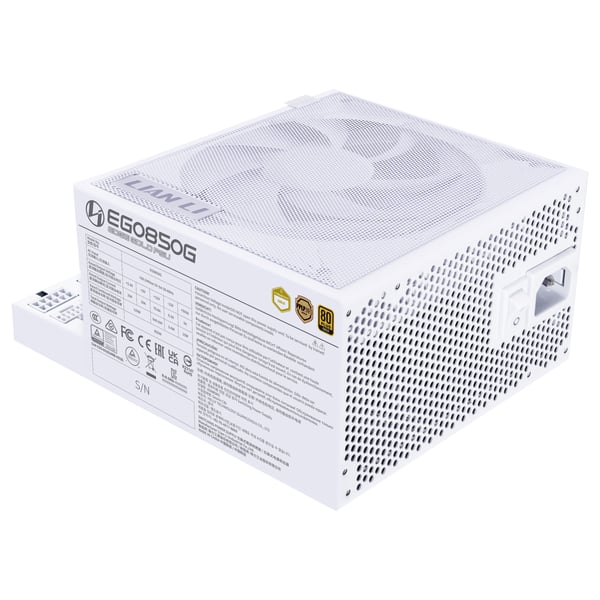 Miniatyrbillede 6 af 7: Lian Li EG0850G enhed til strømforsyning 850 W 20+4 pin ATX ATX Hvid