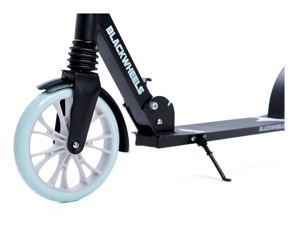 Miniatyrbild 8 av 14: Blackwheels Zoom Vuxna Klassisk sparkcykel Svart, Mintfärgad