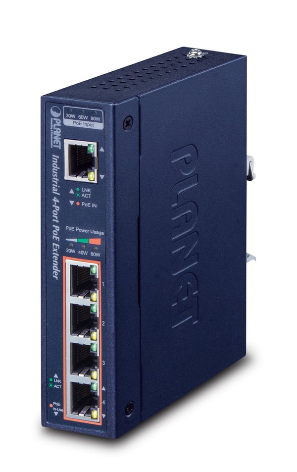 PLANET IPOE-E174 netværk forlænger Netværkssender Blå 10, 1000, 100 Mbit/s PLANET IPOE-E174 netværk forlænger Netværkssender Blå 10, 1000, 100 Mbit/s