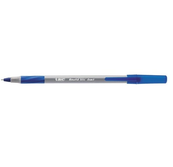 BIC Round Stic Exact Blå Kuglepen Fin 20 stk