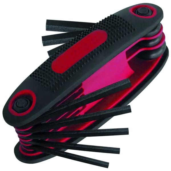 Miniatyrbild 1 av 2: 2GO 512192 insexnyckel Vikbar insexnyckelsats Metrisk 8 styck