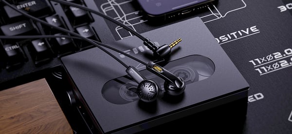 FiiO JF11 MIC Hovedtelefoner Ledningsført I ørerne Musik Sort