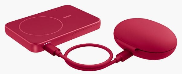 Fresh 'n Rebel 228298 akku- ja paristolaturi Litium polymeeri (LiPo) 5000 mAh Langaton lataaminen Punainen