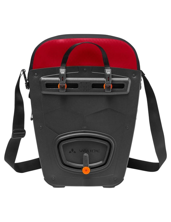 Miniatyrbillede 2 af 2: VAUDE Aqua Back Pro Bagside Cykeltaske 24 L Termoplastisk polyurethan (TPU), Polyester, Polyurethan Sort, Rød