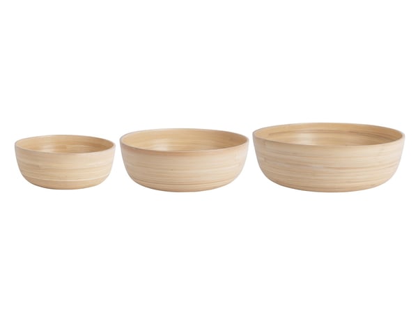 Pikkukuva 1 / 5: present time PT4140NT tarjoilulautanen Bamboo Luonnollinen Pyöreä Annoskuljo