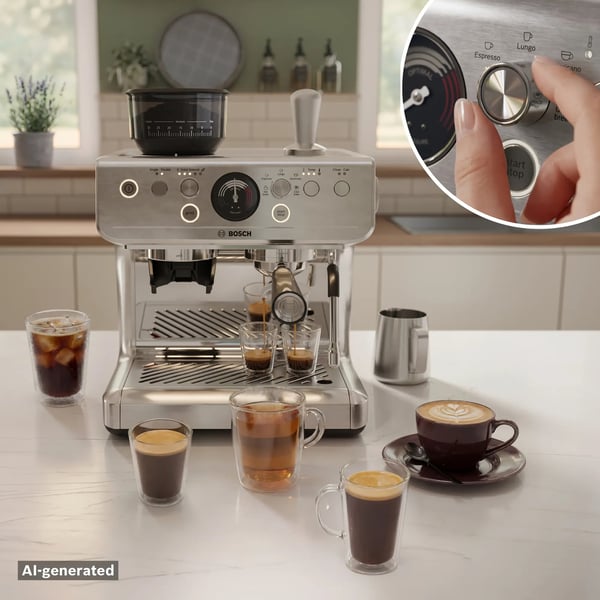 Pikkukuva 10 / 13: Bosch PFE403C3 kahvinkeitin Puoliautomaattinen Espressokone 2,8 L