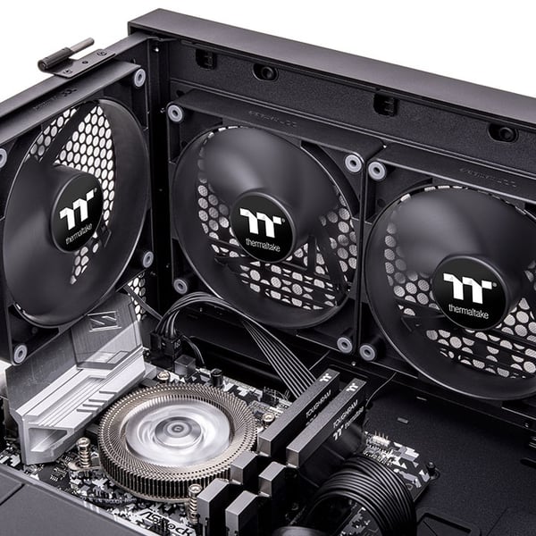 Thermaltake TT CT120 PC Datorväska Fan Svart 2 styck
