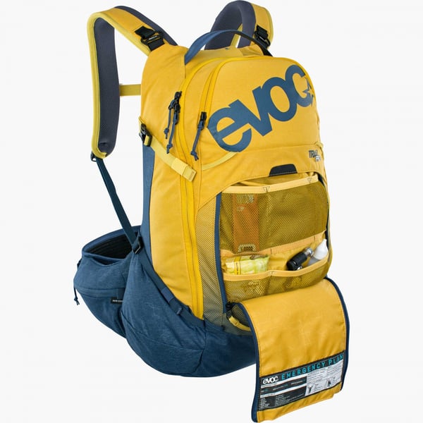 Pikkukuva 5 / 10: EVOC Trail Pro reppu Pyöräilyreppu Sininen, Keltainen Nailon