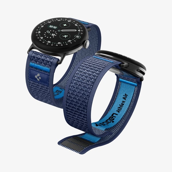 Spigen Athlex Air Band Marineblå, Blå Stof
