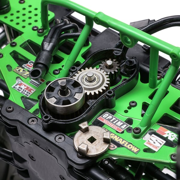 Miniatyrbild 4 av 23: Losi LOS04028T1 radiostyrd modell Monstertruck Elmotor 1:18