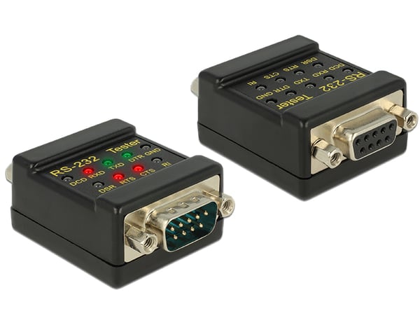 Miniatyrbillede 1 af 3: Delock RS-232 Tester DB9 hun > DB9 han