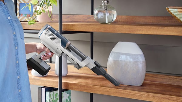 Miniatyrbillede 3 af 9: Sharkclean BU3521EU stav støvsuger & elektrisk kost 2-i-1 stangstøvsuger Batteri Dry Poseløs 21,6 W Blå, Hvid