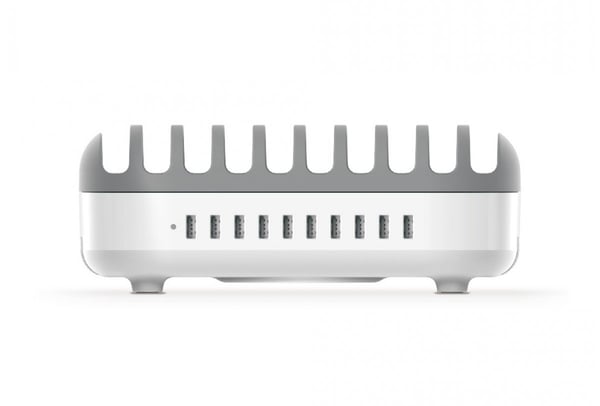 Compulocks 10-ports USB-opladningsdockingstation med EU-stik - Ladestation - 120 Watt - 2,4 A - 10 udgange